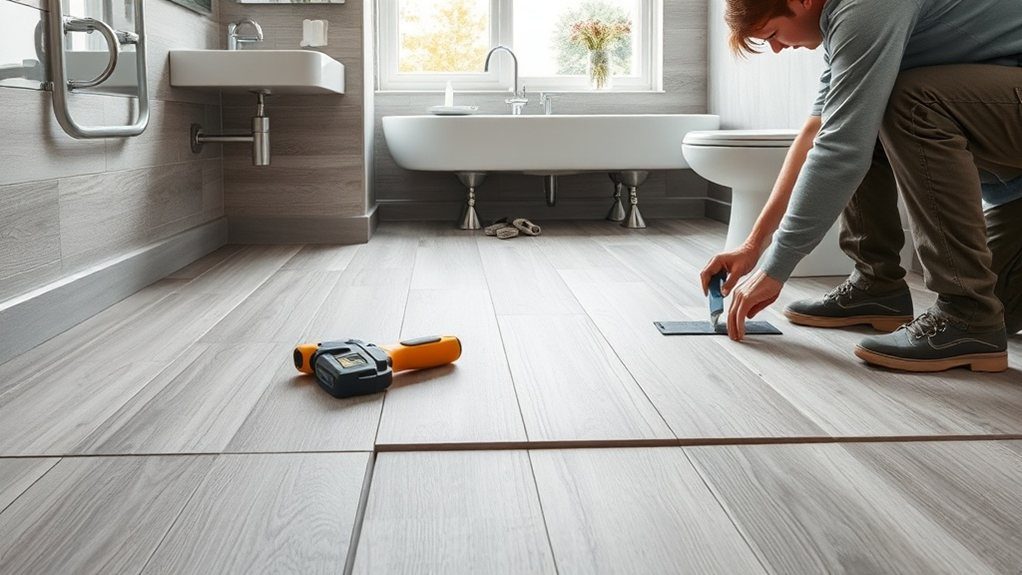 Bathroom Flooring Installation in East Sheen