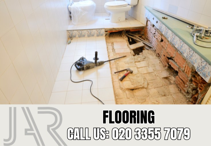 Bathroom Flooring Installation by Eastsheen Bathroom Fitters