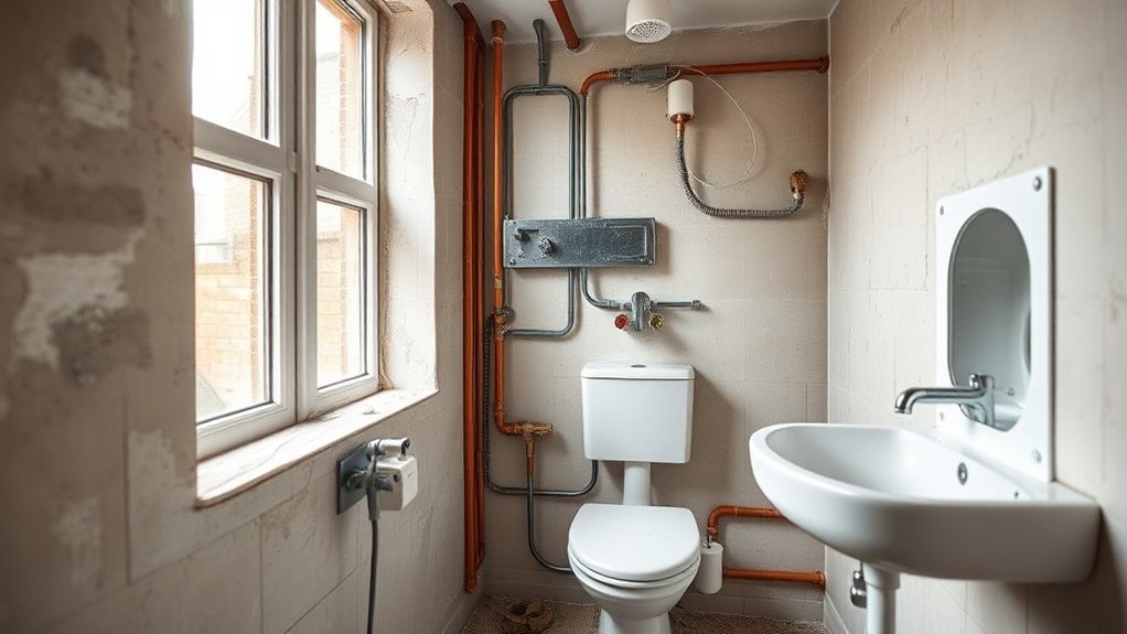 Bathroom Plumbing and Electrics in East Sheen